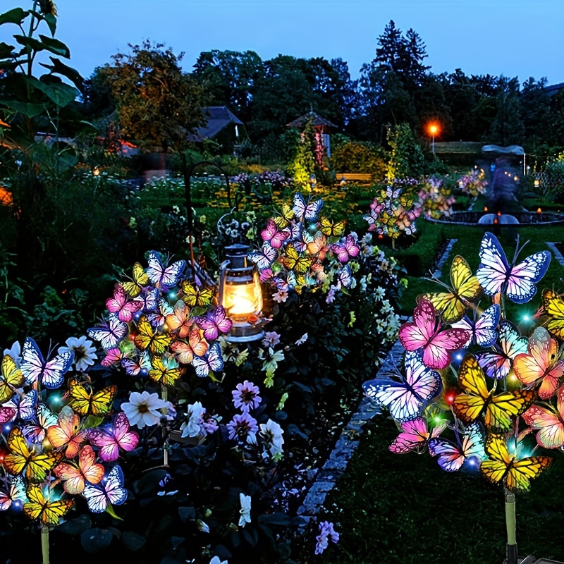 Outdoor Lighting Construction - أضواء حديقة الفراشة LED بالطاقة الشمسية