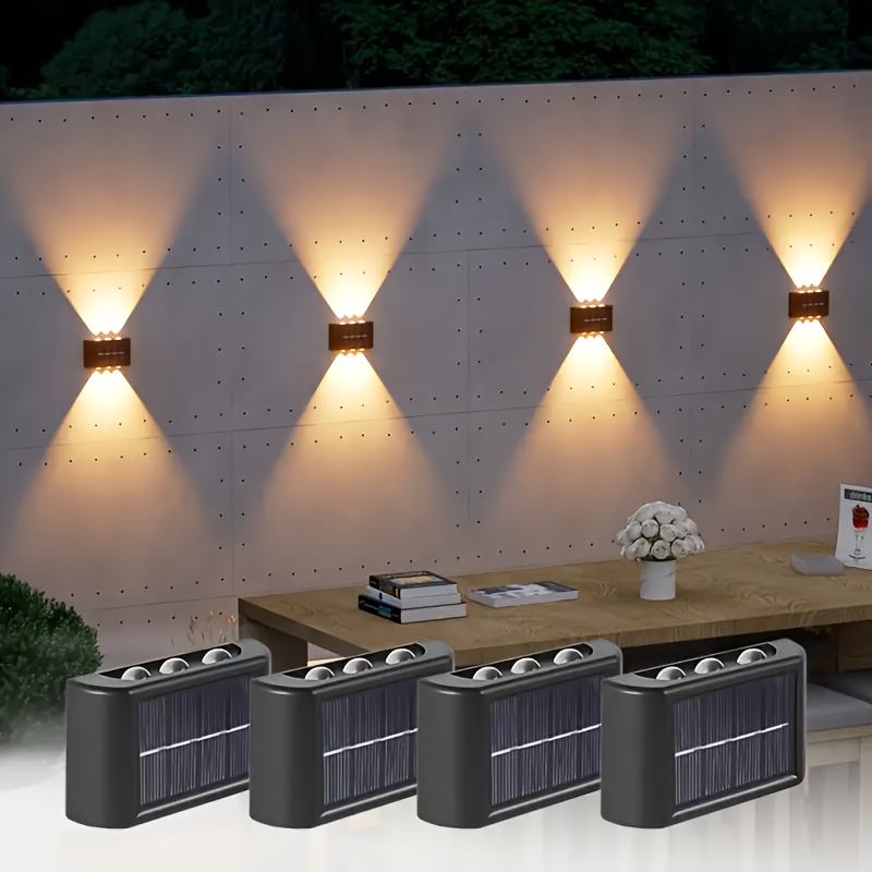Outdoor Lighting Construction - مصباح جداري شمسي LED خارجي مقاوم