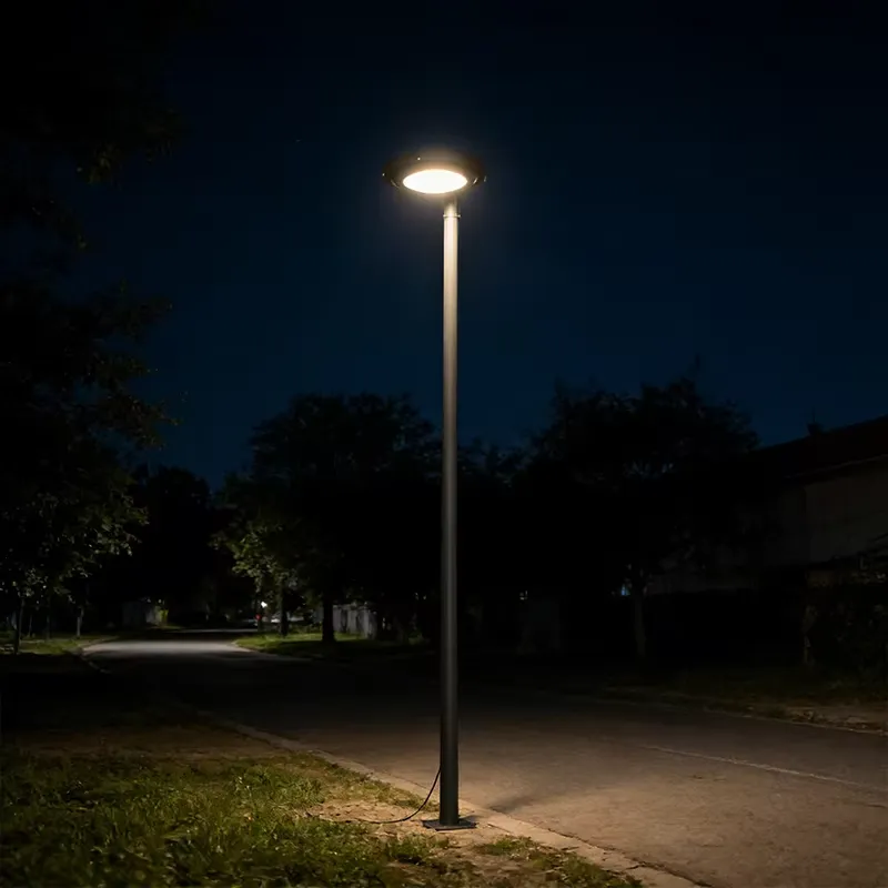Outdoor Lighting Poles - مصباح حديقة LED مع عمود فولاذي