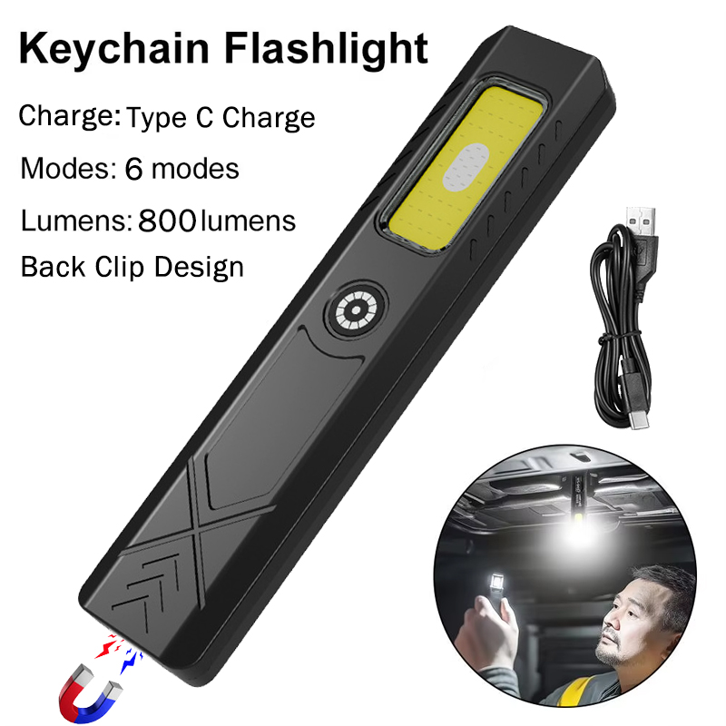 Led Flood Light - مصباح يدوي بمشبك قبعة LED USB-C