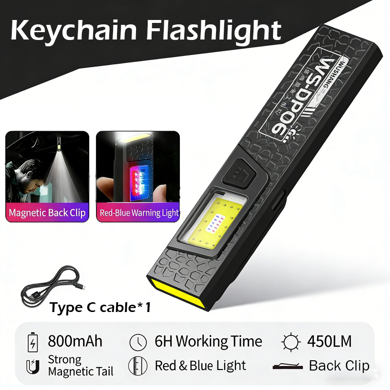 Led Flood Light - مصباح يدوي LED COB قابل لإعادة
