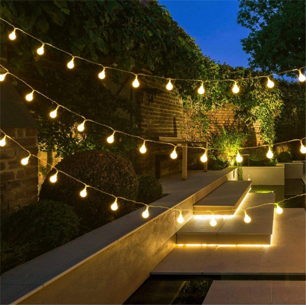 أضواء خيطية تعمل بالطاقة الشمس - مراجعة Outdoor Lighting Waterproof وسعره