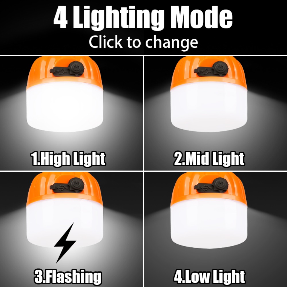 مصباح تخييم محمول صغير مع 4 أو - مراجعة Outdoor Lighting Waterproof وسعره
