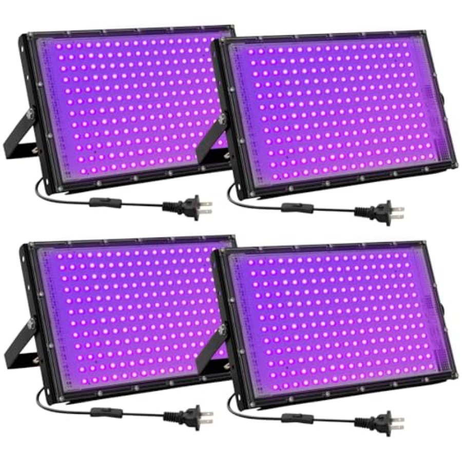 أضواء LED سوداء بقوة 200 واط ل - مراجعة Led Flood Light وسعره