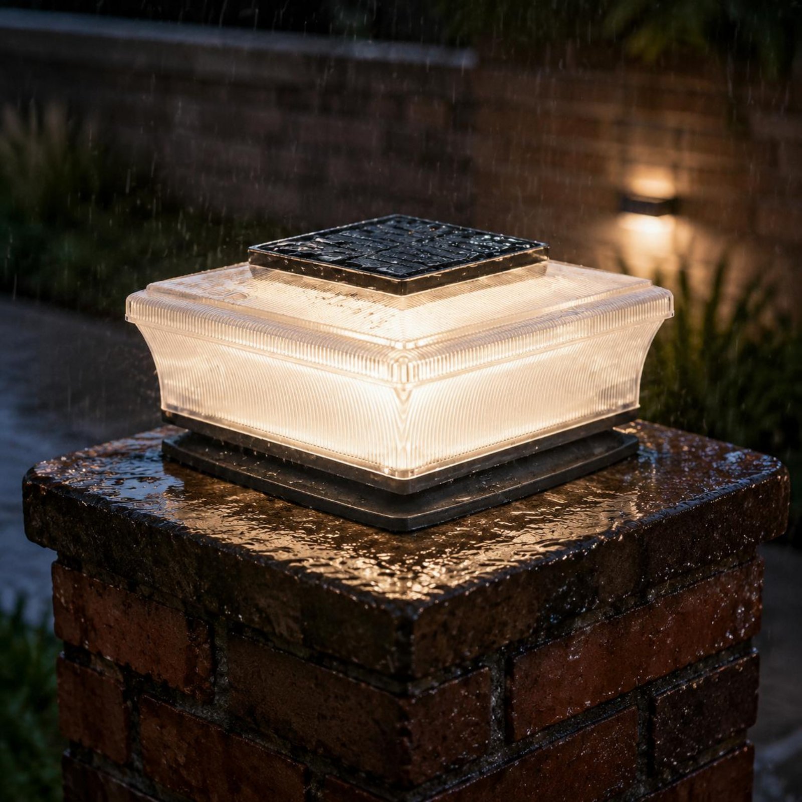 إضاءة عمودية شمسية لاسلكية مرب - مراجعة Outdoor Lighting Modern وسعره