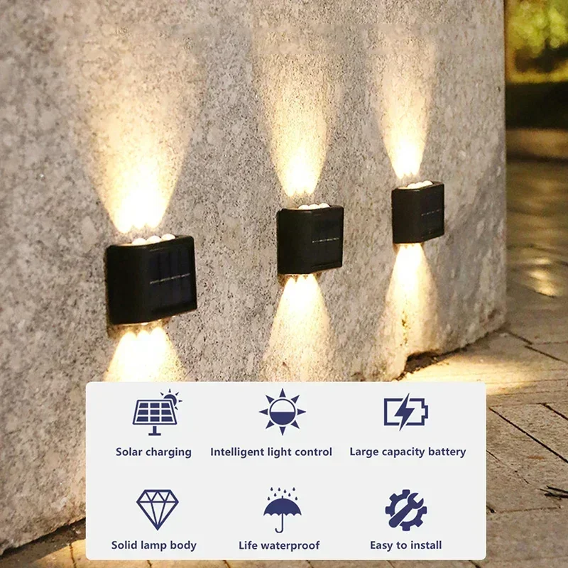 مصباح جداري شمسي COB مقاوم للم - مراجعة Outdoor Lighting Waterproof وسعره