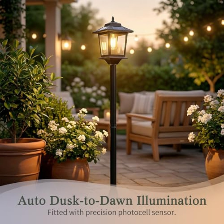أضواء شمسية خارجية للأعمدة، مج - مراجعة Outdoor Lighting Poles وسعره