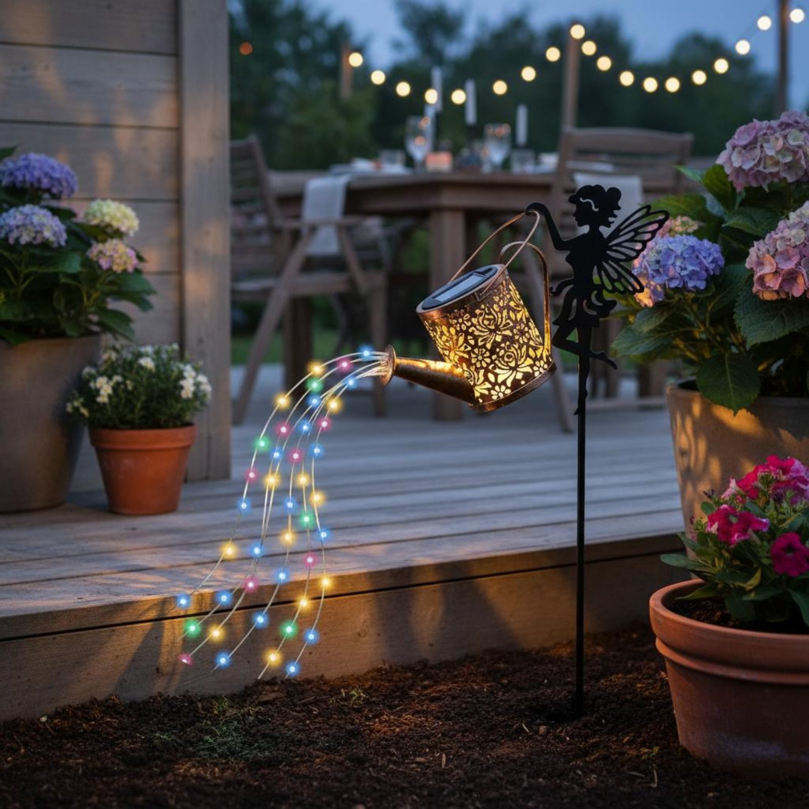 ضوء رشاش مياه يعمل بالطاقة الش - مراجعة Outdoor Lighting Modern وسعره