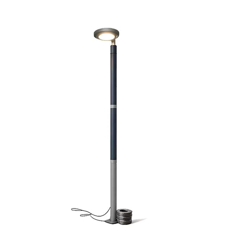 مصباح حديقة LED مع عمود فولاذي - مراجعة Outdoor Lighting Poles وسعره
