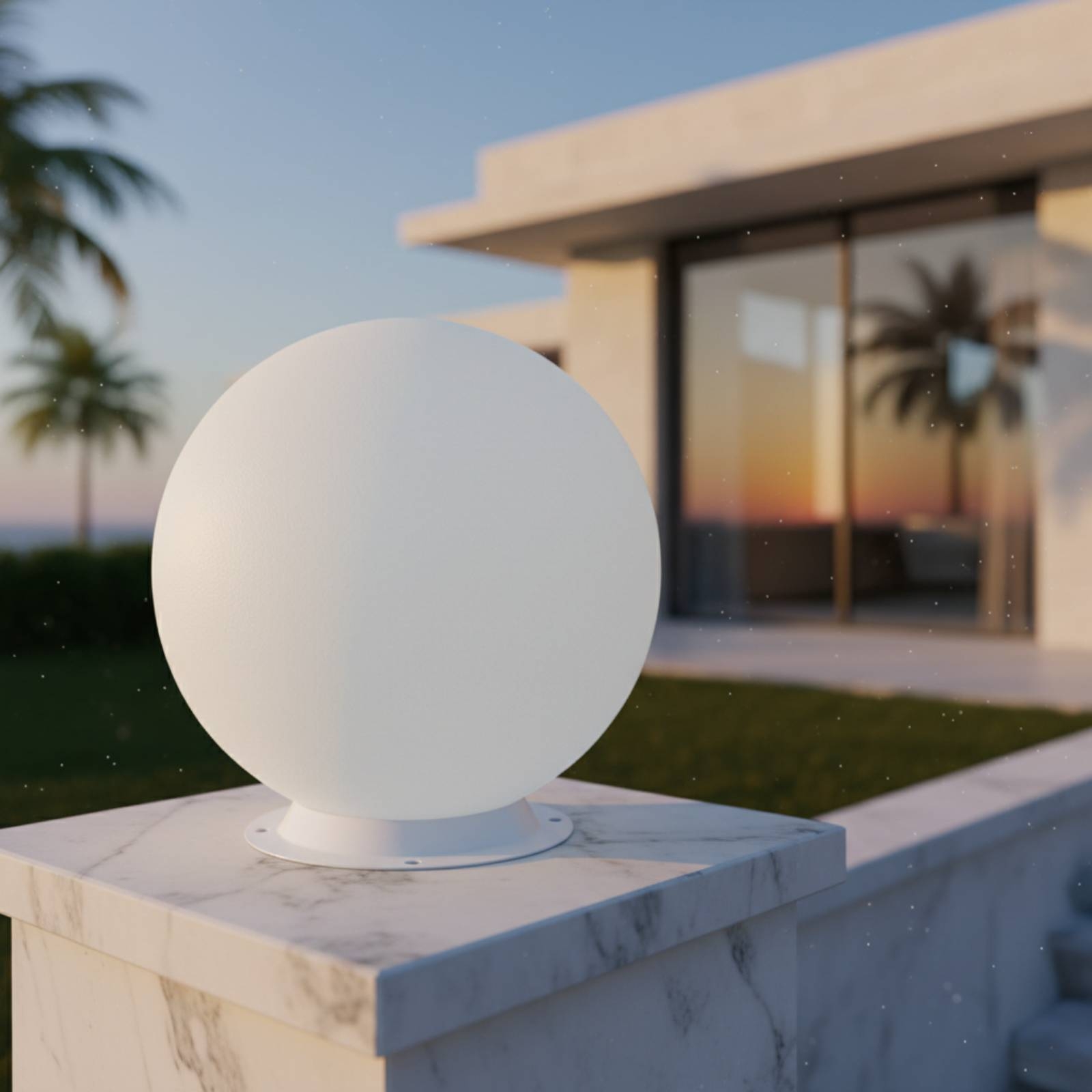 مصباح شمسي للعمود يعمل من الغس - مراجعة Outdoor Lighting Modern وسعره