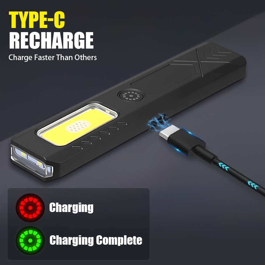 مصباح يدوي بمشبك قبعة LED USB- - مراجعة Led Flood Light وسعره