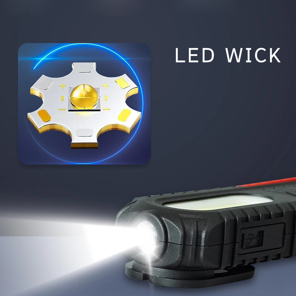 180 °   مصباح عمل مغناطيسي دوا - مراجعة Led Flood Light وسعره