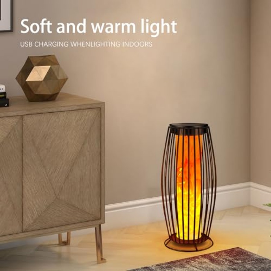 مصباح أرضي شمسي خارجي بتأثير ا - مراجعة Outdoor Lighting Waterproof وسعره