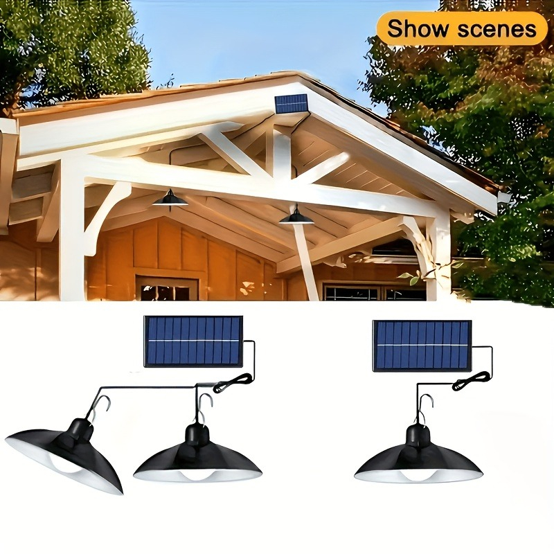 مصباح معلق شمسي LED للاستخدام  - مراجعة Outdoor Lighting Modern وسعره