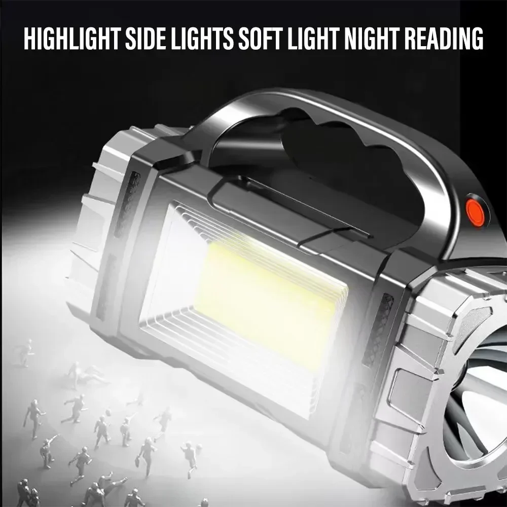 مصباح يدوي قوي محمول USB الشعل - مراجعة Led Flood Light وسعره