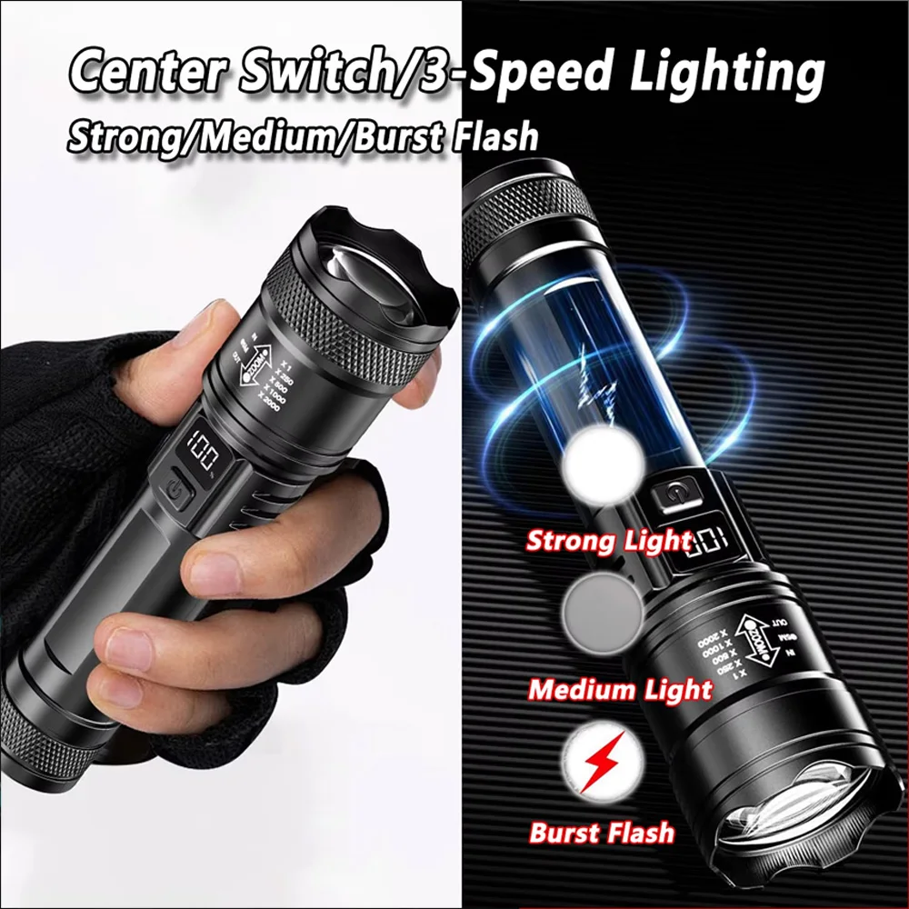 مصباح يدوي LED قابل لإعادة الش - مراجعة Outdoor Lighting Construction وسعره