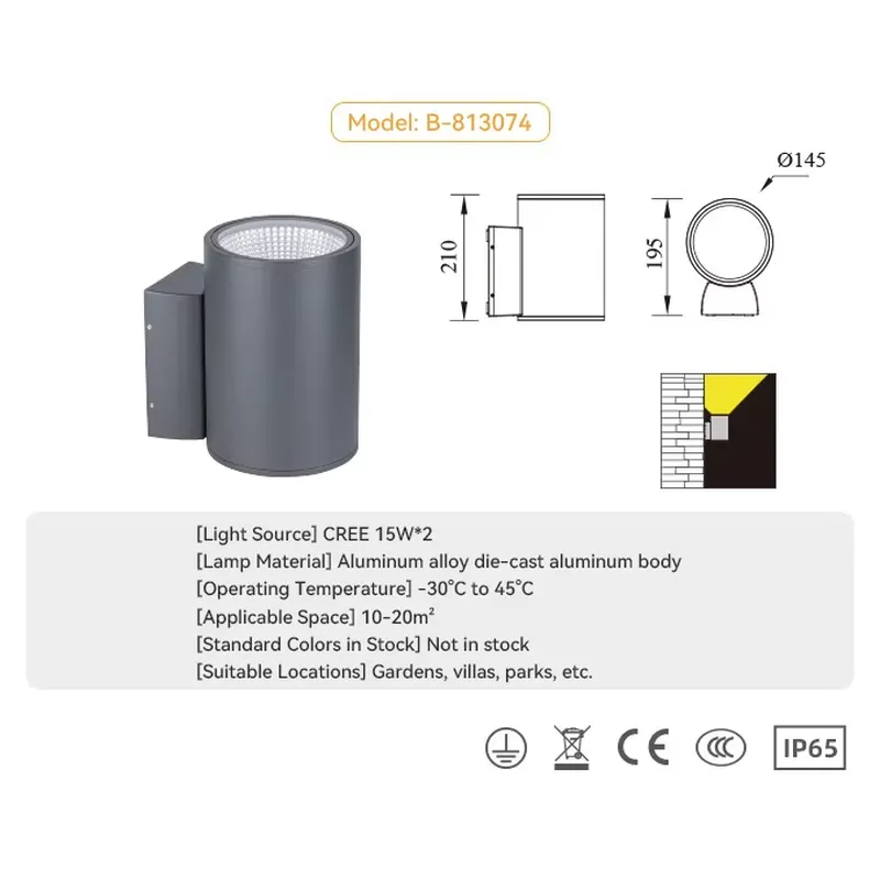 مصباح جداري خارجي LED أصلي للب - مراجعة Outdoor Lighting Waterproof وسعره