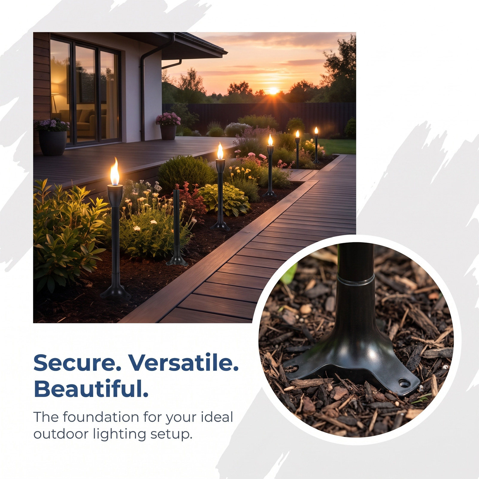 مجموعة من 6 قطع من أعمدة الدعم - مراجعة Outdoor Lighting Poles وسعره