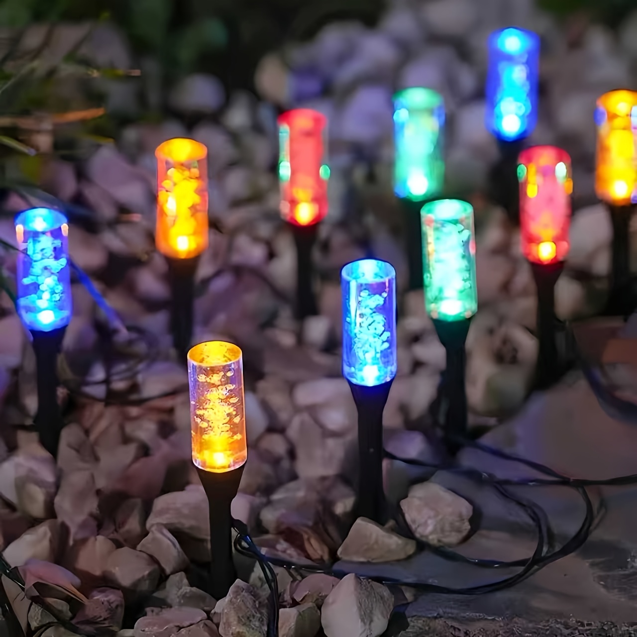 أضواء شمسية على شكل فقاعات، مص - مراجعة Outdoor Lighting Waterproof وسعره